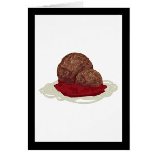 Spaghetti und Fleischbällchen mit Sauce