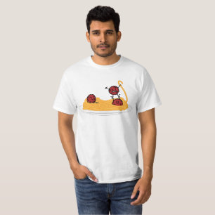 Spaghetti- und Fleischklöschenteigwarennudeln T-Shirt