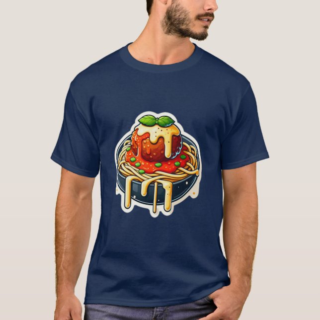 SPAGHETTI UND MEATBALLS 3 T-Shirt (Vorderseite)
