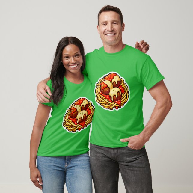 SPAGHETTI UND MEATBALLS 5 T-Shirt (Unisex)