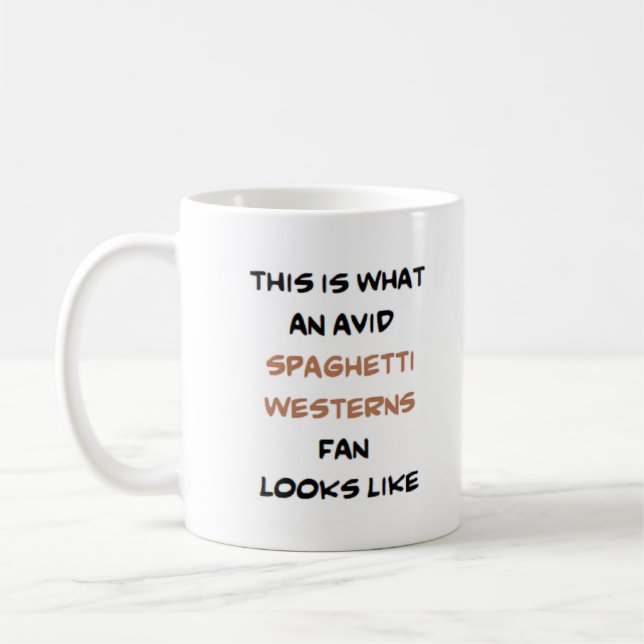 Spaghetti-Western fan2, avid Kaffeetasse (Links)
