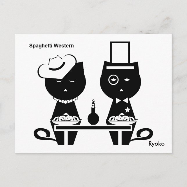 Spaghetti Western Postkarte (Vorderseite)