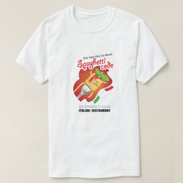 Spaghetticode T-Shirt (Design vorne)