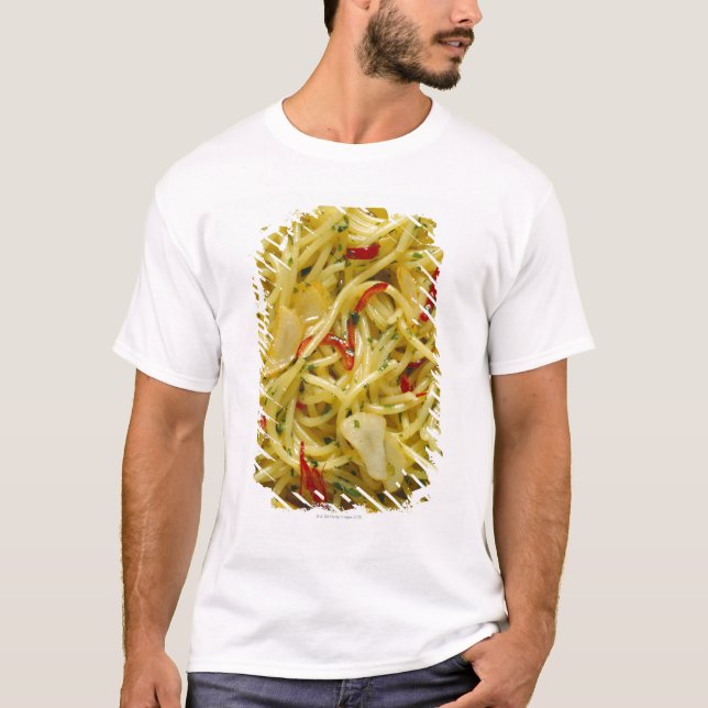 Spaghettis Aglio; Olio und Peperoncino T-Shirt (Vorderseite)