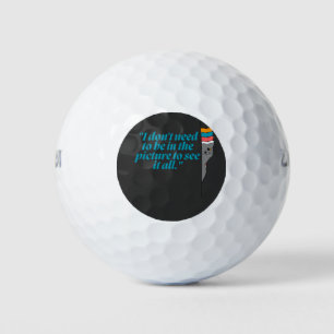 Spähende Katze hinter der Tür Illustration Golfball