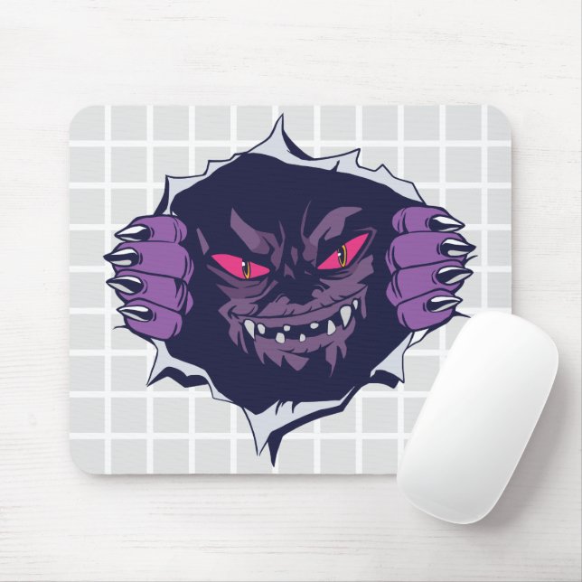 Spähendes Monster-Gitter-Mauspad Mousepad (Mit Mouse)