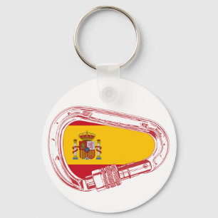 Spain Carabiner Flag Schlüsselanhänger