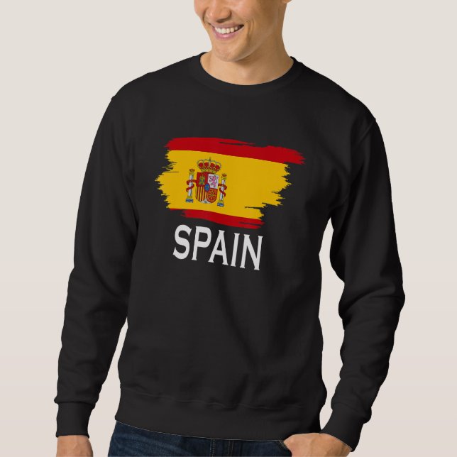 Spain Country Spanish Flag for Men Women Kids Spai Sweatshirt (Vorderseite)