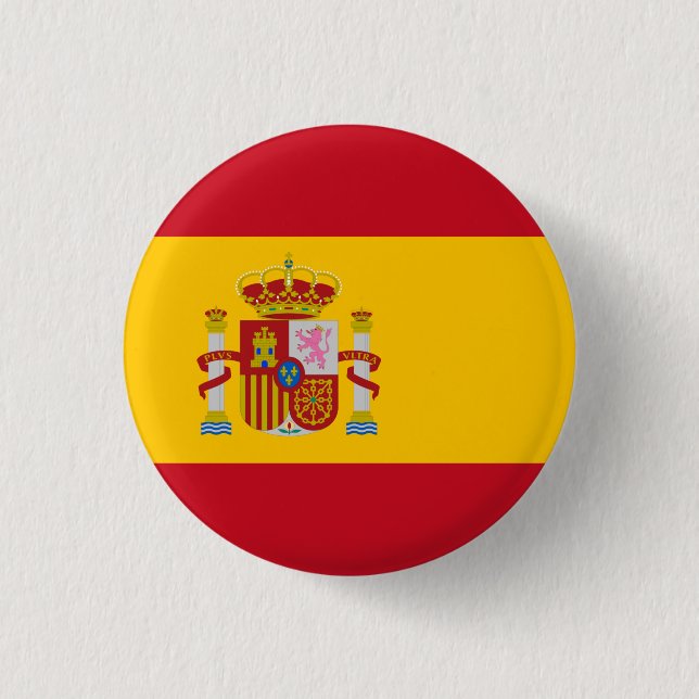 Spain flag Button (Vorderseite)