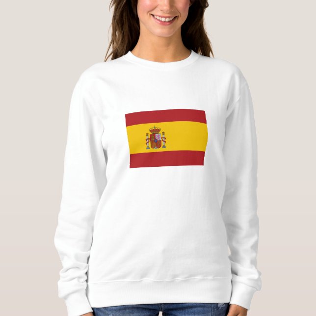 Spain Flag Sweatshirt (Vorderseite)