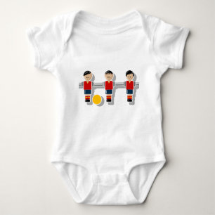 Spain foosball baby strampler