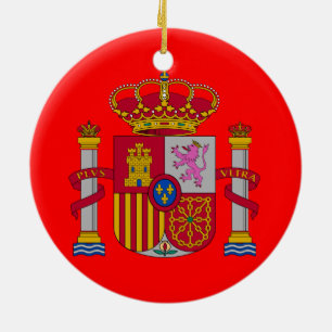 Spain* kundenspezifische Weihnachtsverzierung Keramik Ornament