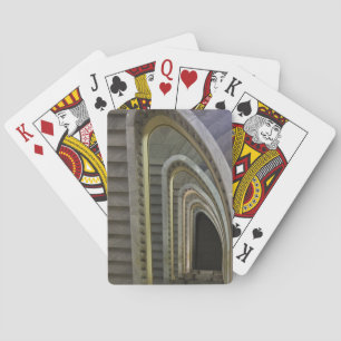 Spain, Madrid, Circulo de Bellas Artes, staircas Spielkarten