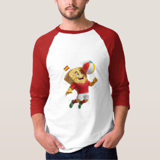 Spain Omelette Soccer Mascot T-Shirt - Group H
