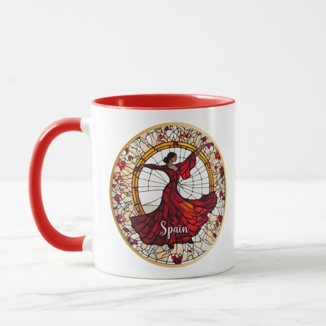 Spain Vacation Souvenir  Tasse (Links)