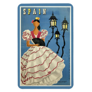 SPAIN Vintage Reisemagnet Magnet