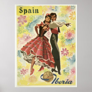 Spain Vintage Travel Poster