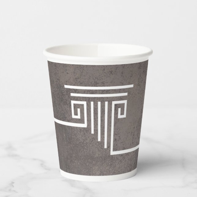Spalte braun pappbecher (Links)