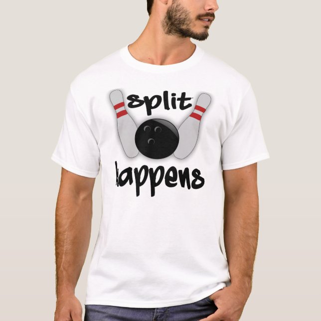Spalte geschieht helle T - Shirts (Vorderseite)