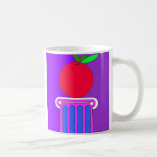 Spalte mit Apfel Tasse