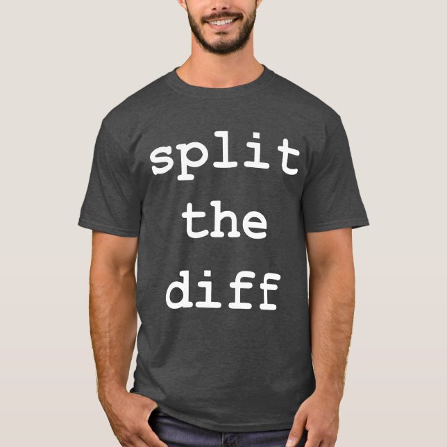 Spalten Sie das Diff auf T-Shirt (Vorderseite)