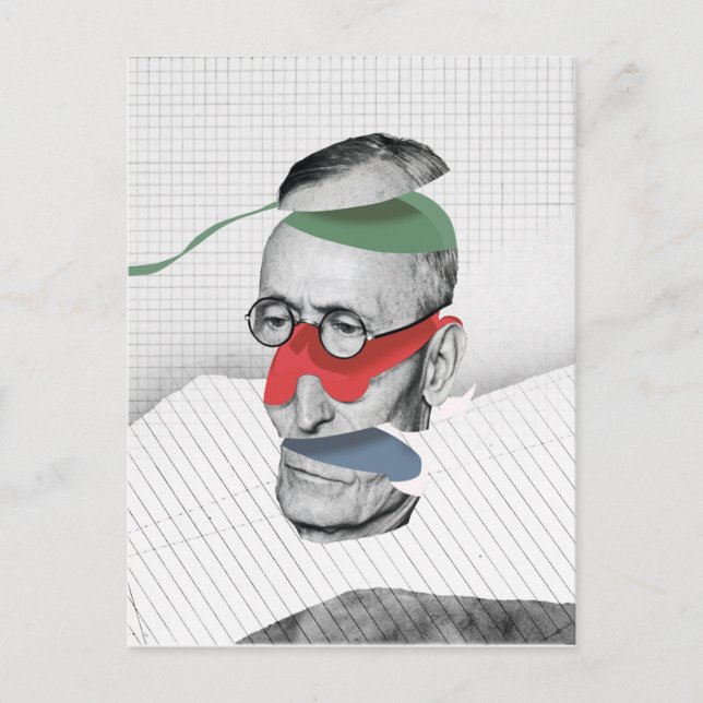 "Spalten Sie Hessen" Postkarte auf (Vorderseite)