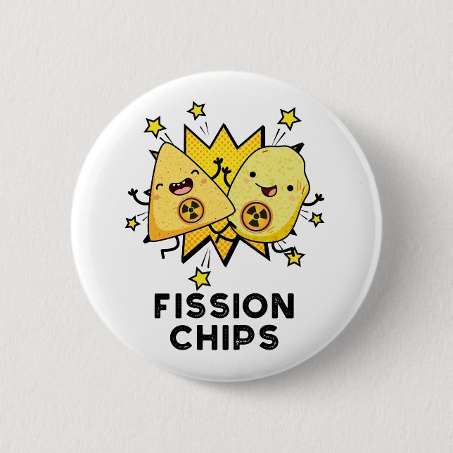 Spaltung Chips Funny Physical Food Puff Button (Vorderseite)