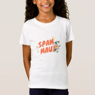 Spam Maui mit Blume   Musubi Maui T-Shirt