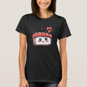 Spam Musubi Food Instruction Diagramm Japanisch Ha T-Shirt