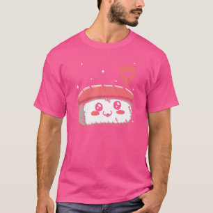 Spam Musubi Food Instruction Diagramm Japanisch Ha T-Shirt