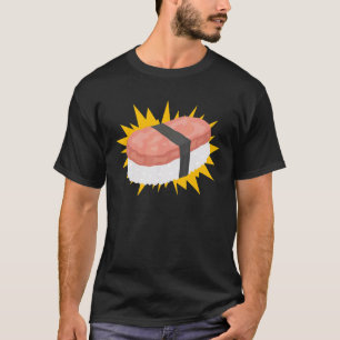 Spam Musubi Lebensmittelanleitungsdiagramm Japanis T-Shirt