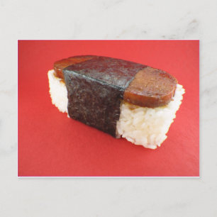 Spam Musubi Postkarte