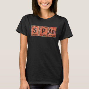 Spam Periodische Tabelle der Elemente Dosiert geko T-Shirt