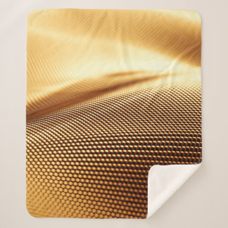 Spandrapery luxuriöser goldener Hintergrund. 3D-Kr Sherpadecke