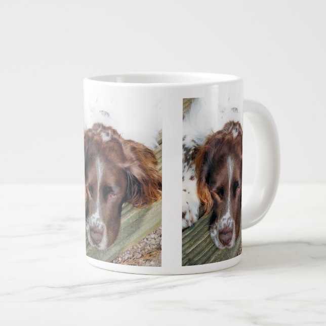 SPANIEL DOG Jumbo-Tasse (Vorderseite Rechts)