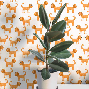 Spaniel Dog Pattern Tapete