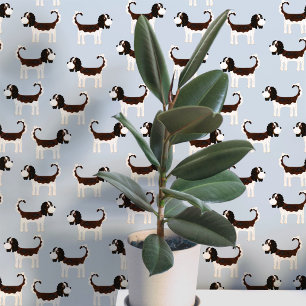 Spaniel Dog Pattern Tapete
