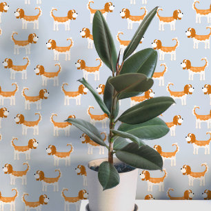 Spaniel Dog Pattern Tapete