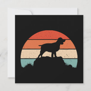 Spaniel English springer Einladung