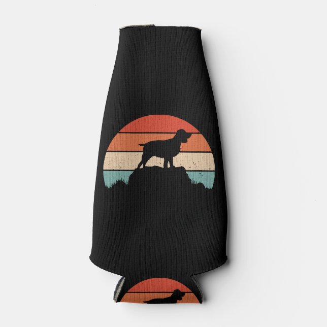 Spaniel English springer Flaschenkühler (Vorderseite)