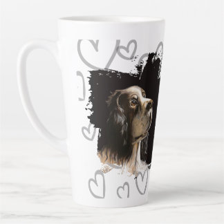 Spaniel-Hund-Liebe-Tasse Milchtasse