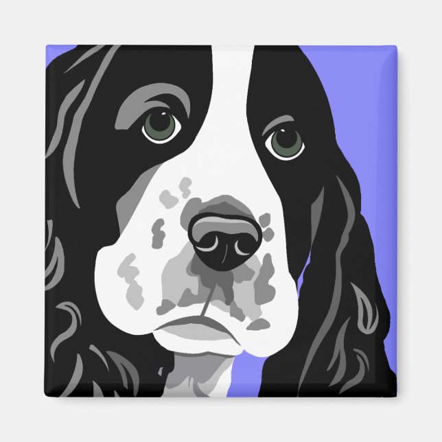 Spaniel Magnets Magnet (Vorne)