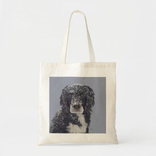 Spaniel-Mischlings-Haustierporträt Tragetasche