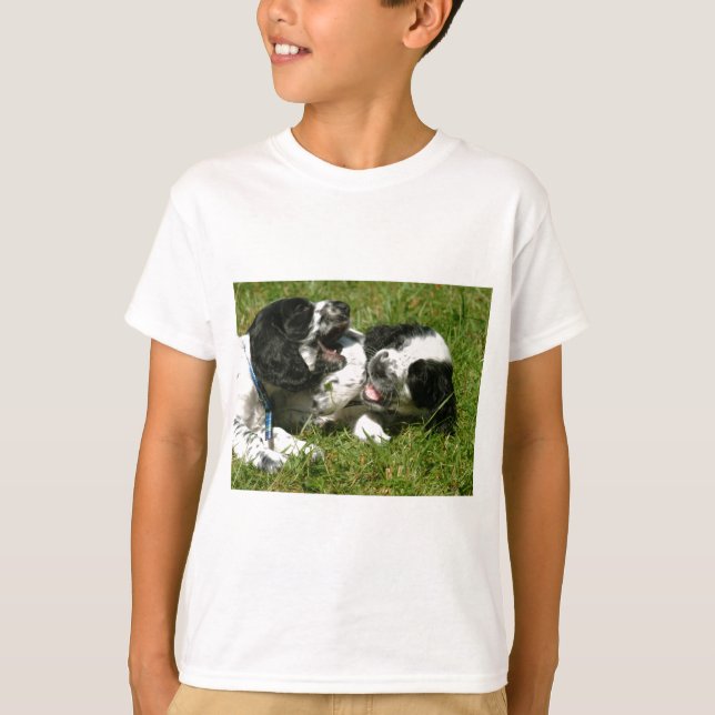 Spaniel-Spaß T-Shirt (Vorderseite)