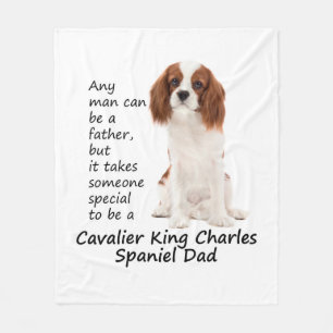 Spaniel Vater Fleece Blanket