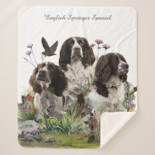 Spaniels "English Springer", Art Sherpadecke