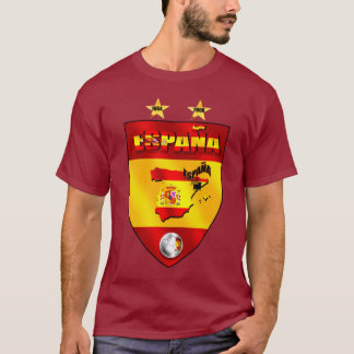 Spanien 1964 2008 Fußball futbol Emblemschild T-Shirt