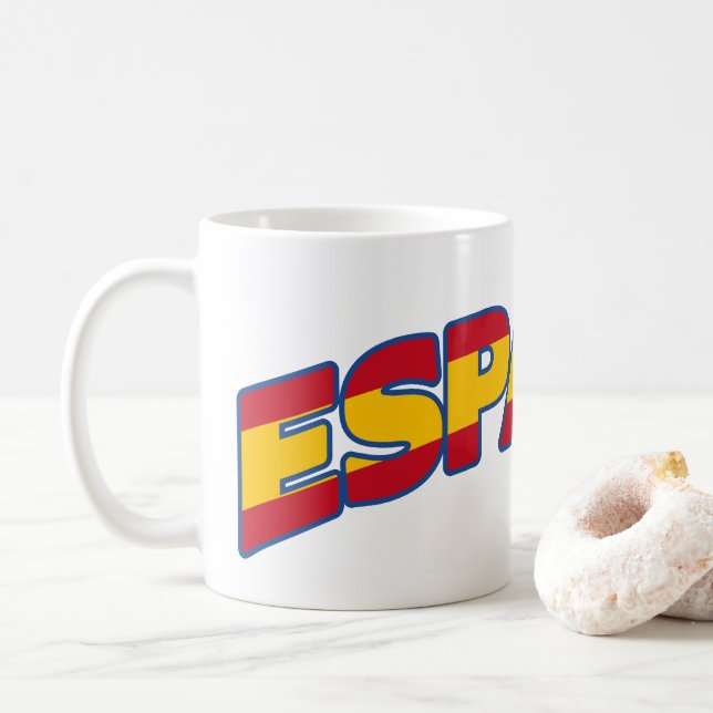 Spanien 1 kaffeetasse (Mit Donut)