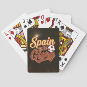 Spanien 2026 Glory Vintage Fußballspielkarten Spielkarten