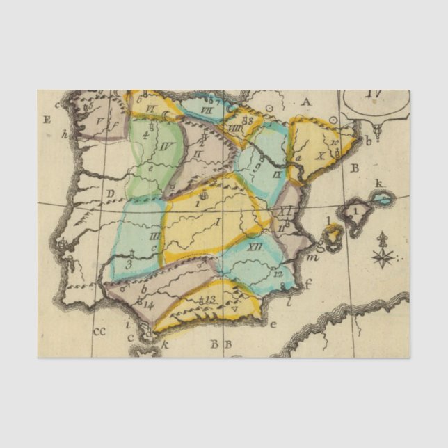 Spanien 4 seidenpapier (Vorderseite)